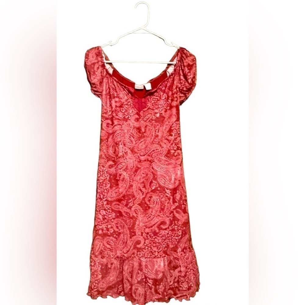 Xhilaration Size Large Maroon Dress -> Xhilaration size Large maroon dress.